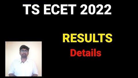 TS ECET RESULTS|DATES AND DETAILS|TS ECET 2022 results update|#tsecet2022 #tsecet #tsecet2022_result