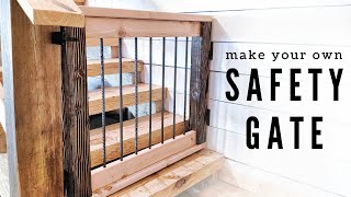 How to Build a SAFETY GATE from 2x4's and REBAR