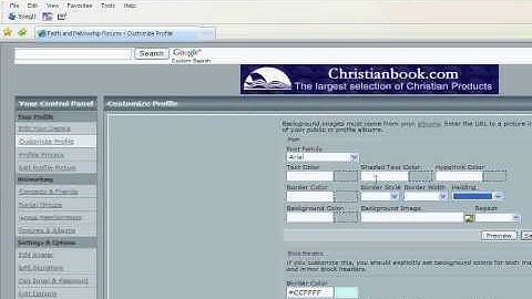 Vbulletin Edit Profile Tutorial