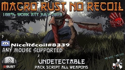 Macro Rust No Recoil Script July Update! New Recoil ANY BLOODY MOUSES 2019