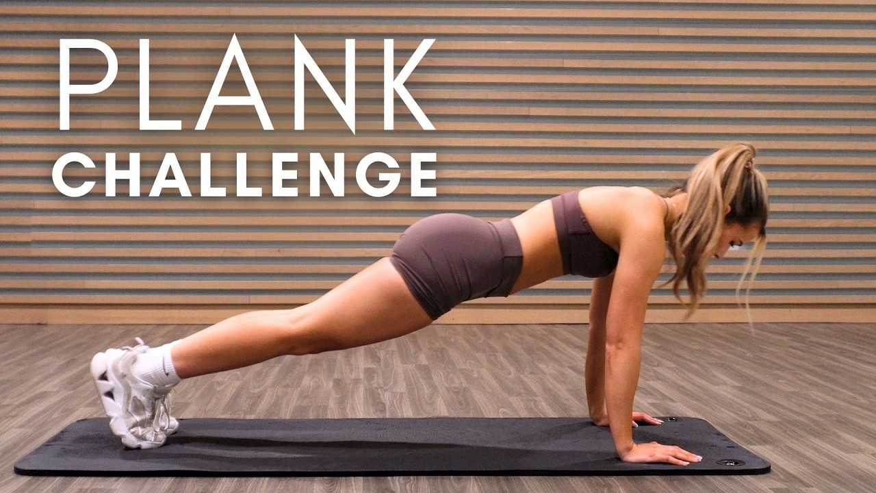 6 MIN PLANK CHALLENGE / ABS & ARMS Workout (No Side Planks) / The Only Equipment Needed is Yourself!