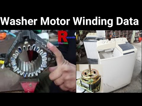 Washer Motor Winding Data How to Rewind washing machine motor in