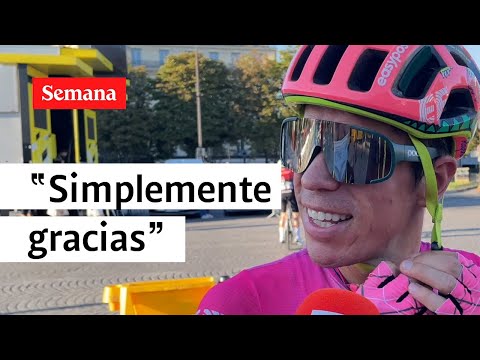 “Quisiera abrazarlos y tomarme un guaro”, Rigo Urán agradeció el apoyo de miles de colombianos