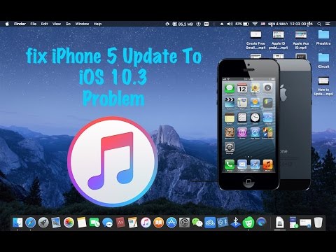 Fixed iPhone 5 Update to iOS 10.3 Problem