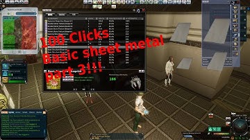 Entropia Universe Crafting Run basic sheet metal part 3