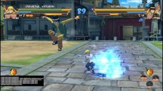 I PLAYED THE NUMBER ONE MIGHT GUY IN THE WORLD In Naruto Storm Connections!!