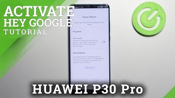 HUAWEI P30 Pro and "OK Google" Option - Switch Off Hey Google