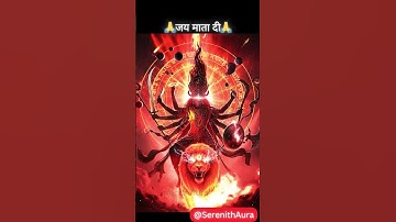 She Opens Her Third Eye🔥 माँ दुर्गा का तांडव अवतार | ऐगिरी नंदिनी 👁️ #god #animation #ai #maa #devi