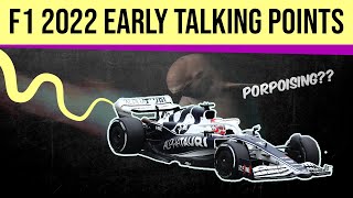 Porpoising and more - all the early 2022 F1 Talking Points