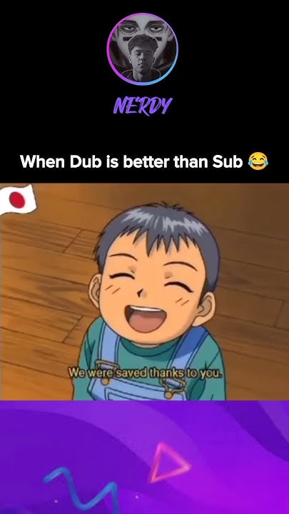 When Dub is better than Sub 😂💀. #anime #animeedit #animememes #otaku # - Anime Where Dub Is Better Than Sub