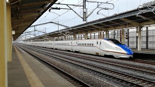 【JR東日本】上越新幹線E7系たにがわ号　熊谷駅到着→発車