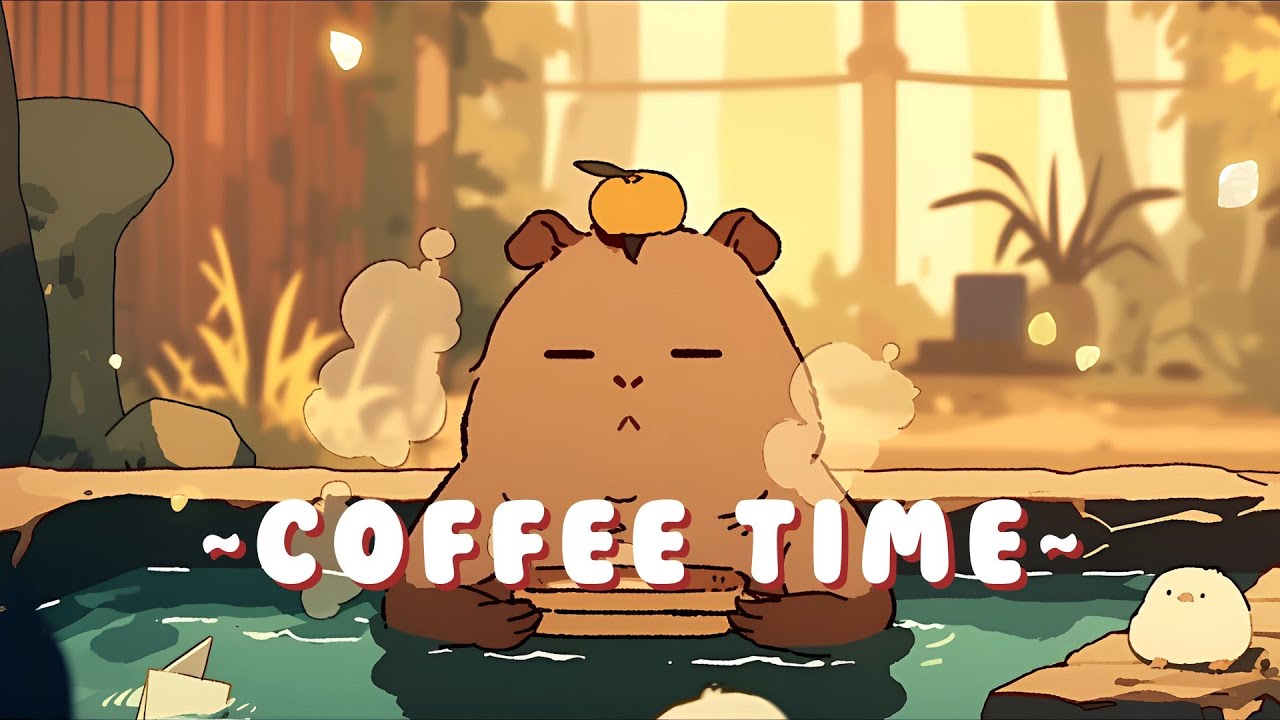 24/7 Capybara Lofi Beats - Relaxing Music for Work/Study ~ Soothing Ambiance ~ 🦫 🎧 ✨ | High Quality