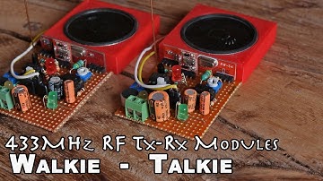 433MHz RF Modules Walkie Talkie (hindi)