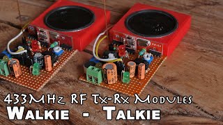 433MHz RF Modules Walkie Talkie (hindi)