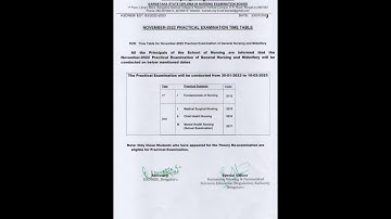GNM PRACTICAL EXAM DATE 1st, 2nd yer #gnm #nursing #gnmexamquestionpaper2020