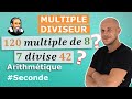 MULTIPLE et DIVISEUR - Exercice Corrigé - Seconde