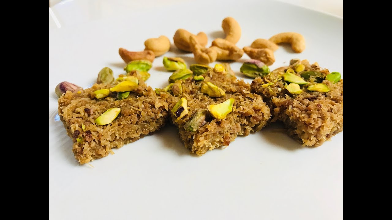 Coconut Burfi Using Milk Powder YouTube