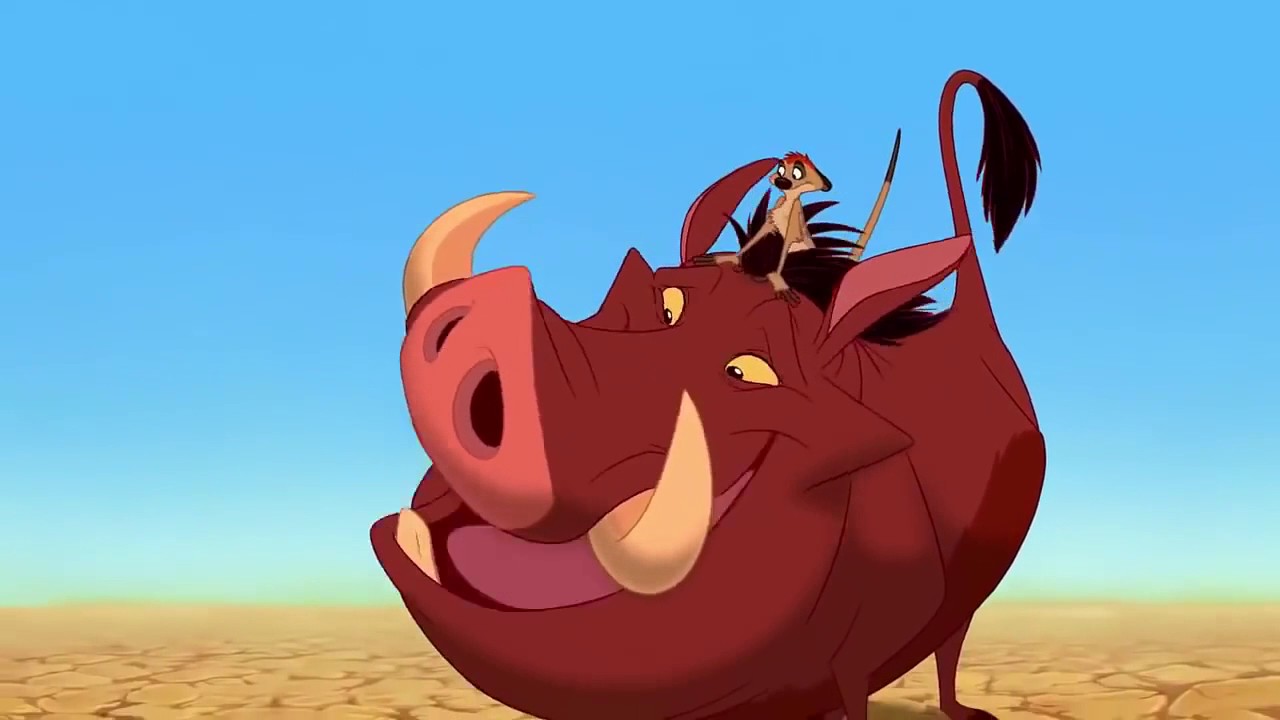 My little fandub of Timon and Pumbaa from "The Lion King"