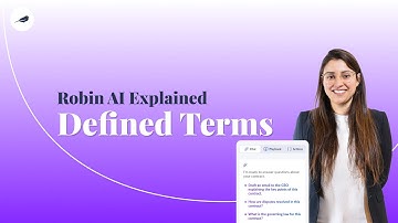 Checking Defined Terms with Robin AI