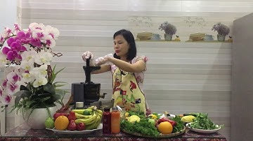 #29. CÁCH LÀM NƯỚC ÉP DINH DƯỠNG TỪ CẢI BÓ XÔI (P.1)