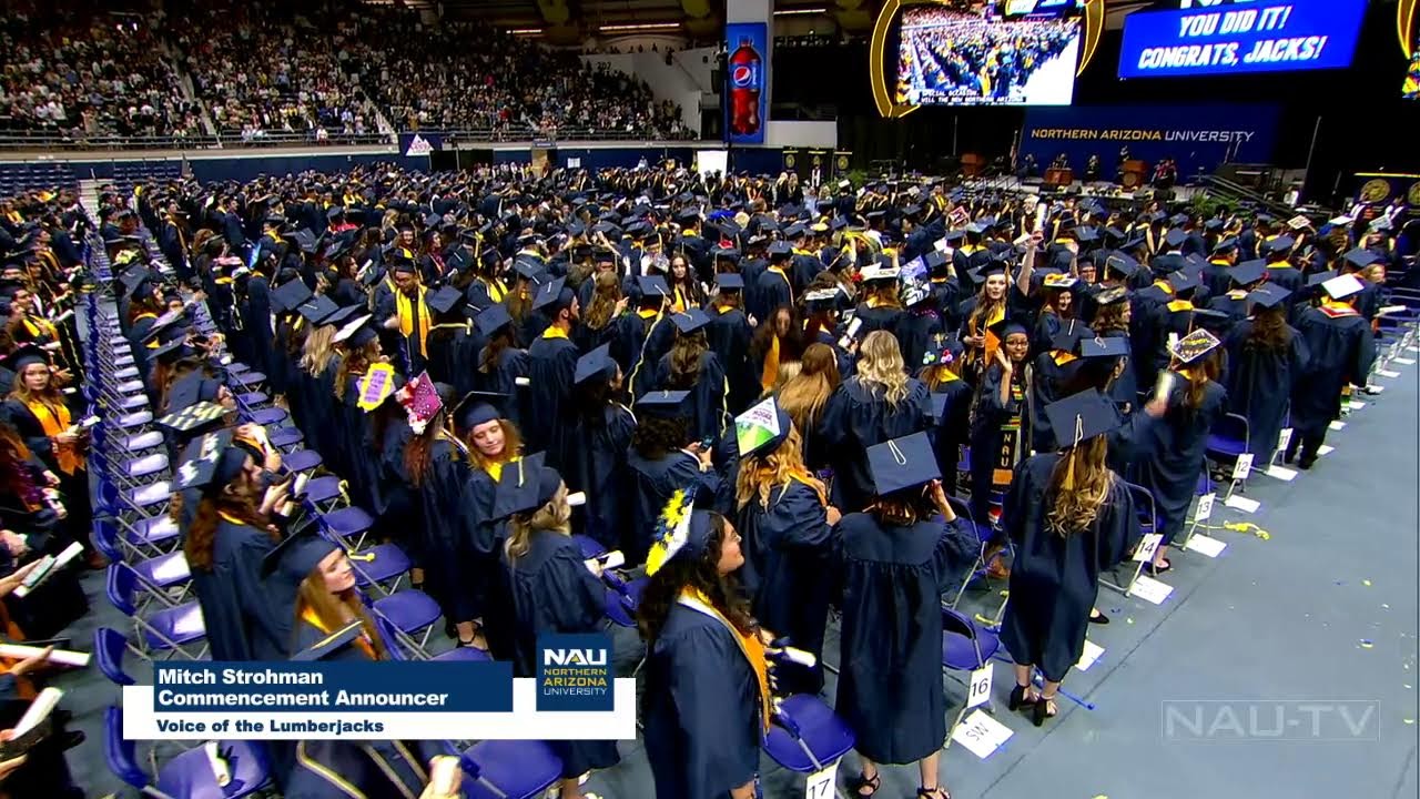 NAU Commencement Friday 11am ceremony YouTube