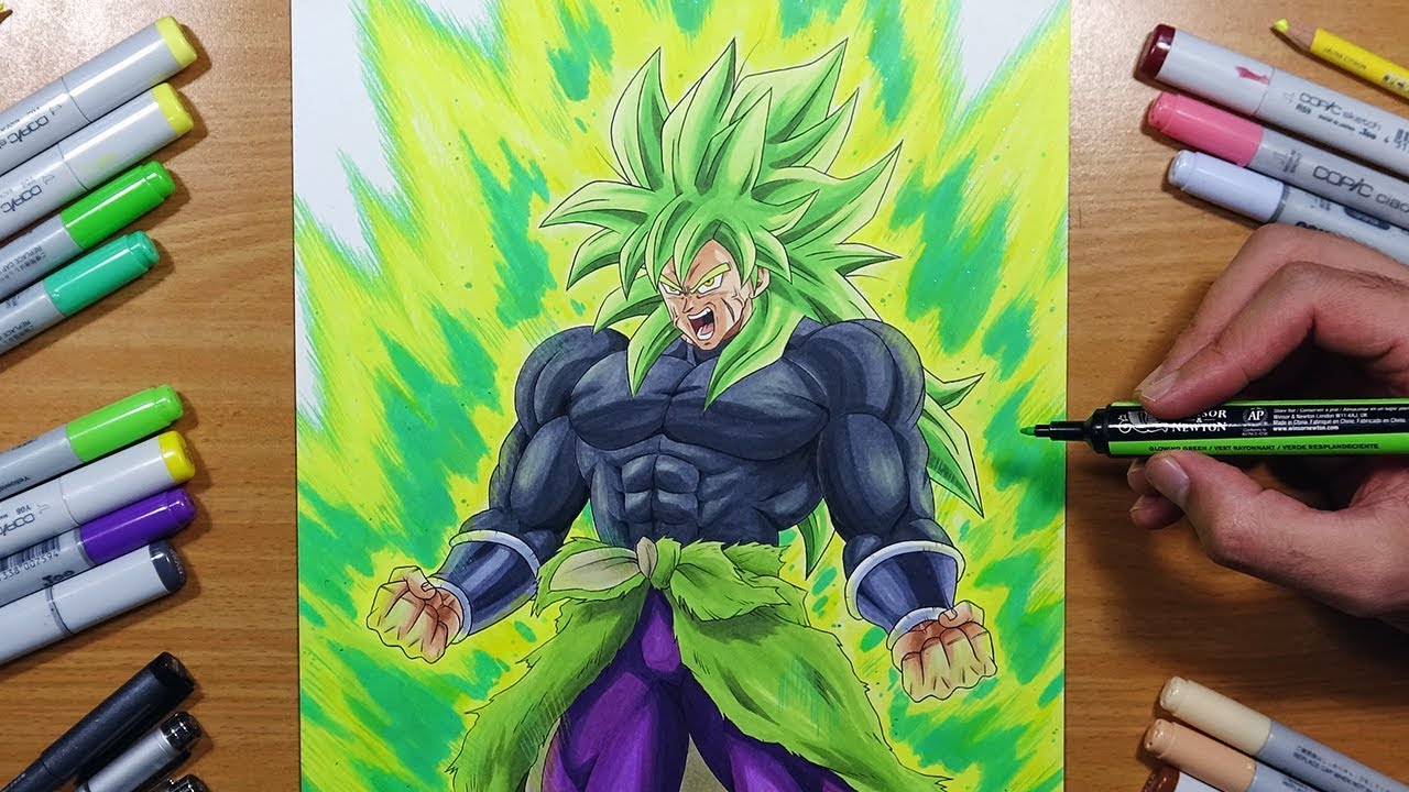 Broly, Dragon Ball #dragonball #dbz #broly #drawing #saiyan #anime  #plusultra