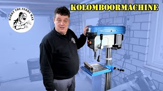 Een HBM Kolomboormachine in mijn werkplaats.