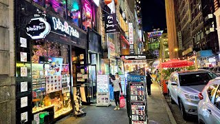 LIVE NYC: Korea Town - Union Square - Greenwich Village: Manhattan Evening Walk