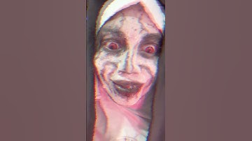 THE NUN ✝️⚠️ makeup transformation #thenun #thenunvalak #valak #fakeblood #halloweenmakeup2024 #nun