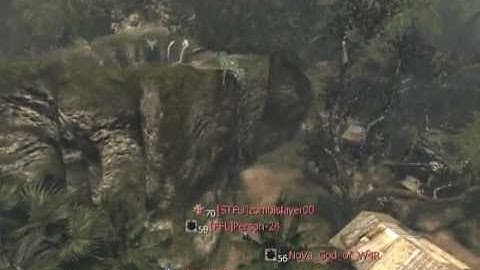 MW3: First blood cross map throwing knife!