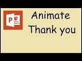 Animated Professional Thank You Images For Ppt