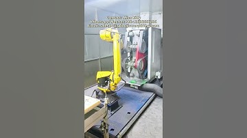 Intelligent robot polishing machine #machine #factory