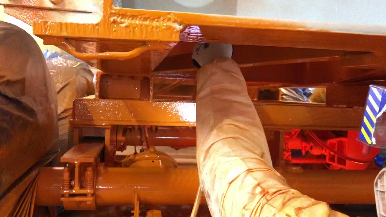 Painting crusher with DuPont Imron 3.5hg+