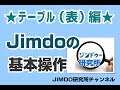 JIMDO ★テーブル作りのヒント★レスポンシブWEBデザインの敵を料理する