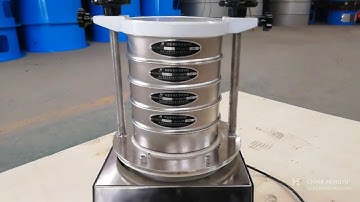 Particle size analysis test lab sieve shaker