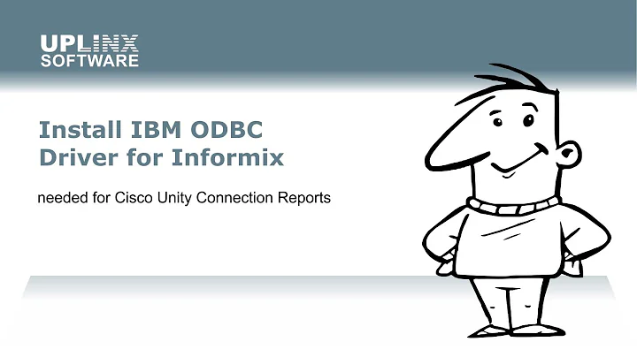 IBM ODBC driver install for Cisco Unity Connection CUC