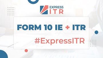 Simplified process for filing Form 10IE and ITR in a single step in #ExpressITR by @KDKSoftwares