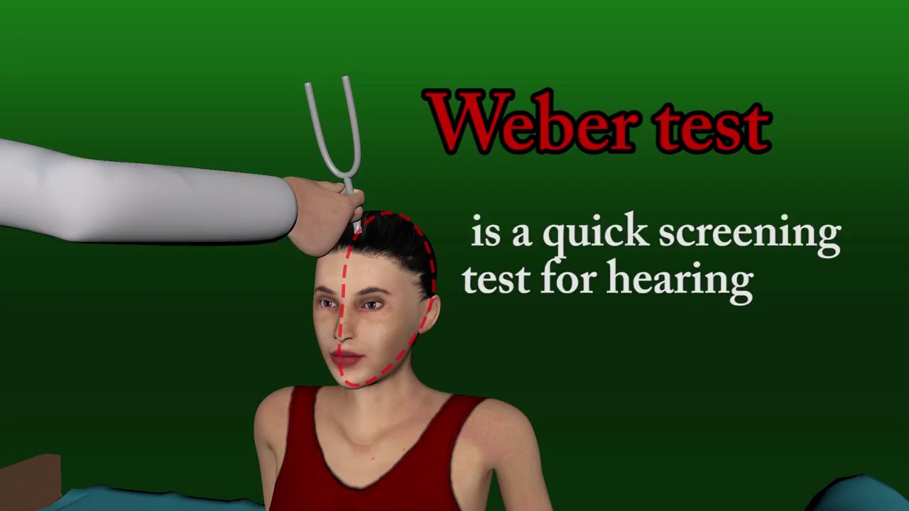Rinne & Weber Tests for hearing Loss. YouTube