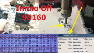 HOW TO: peugeot (206)( 207) Valeo j34p  Immo off EEPROM 95160 Carprog إلغاء  نظام الحماية في السيارة