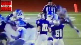 High School Football Players BRUTALLY TARGET Ref