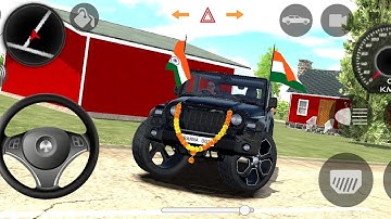 Dollar(song) modified mahindra black thar 😈indian car simulator 3d tecno spark 8 (part-28)