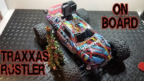 On Board Traxxas Rustler 2wd Test Run