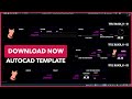 How to create 6 Title block templates in AutoCAD |  Vigram Vasi - Day 09 | PART - 02