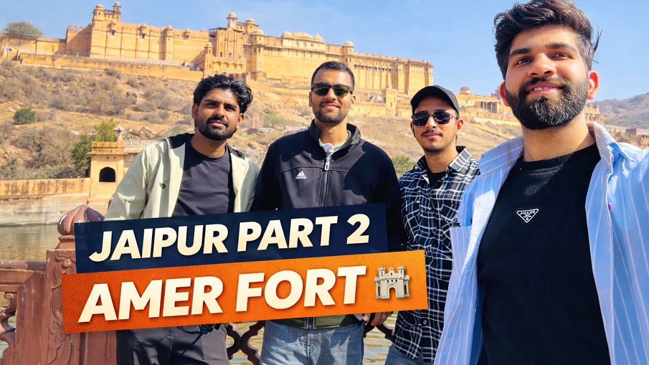 Jaipur Part 2 – Amer Fort Exploration 🏰 | Royal Rajasthan Vibes