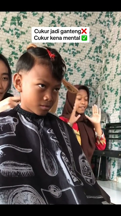 cukur di temenin sama ayang #barbershop #hairstyle #pangkasrambut