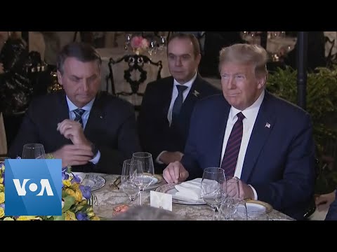 Trump Meets Brazil’s Bolsonaro at Florida Resort