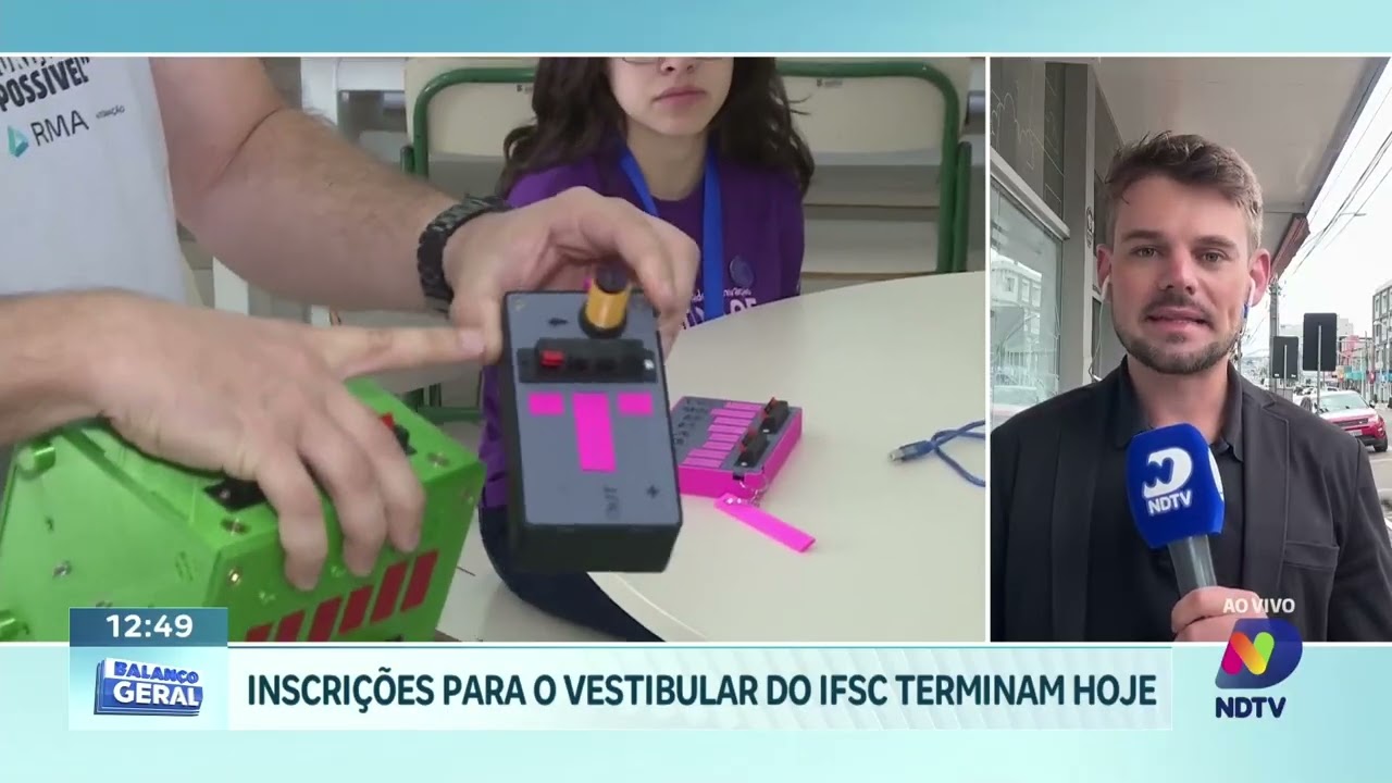 Vestibular do IFSC termina hoje com mais de mil vagas gratuitas