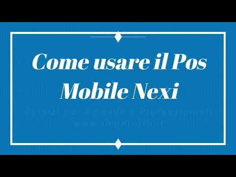 Come configurare il POS Mobile Nexi con lo smartphone