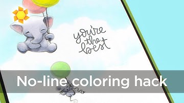 No Line Copic Coloring Hack: Adding Graphite Pencil Accents