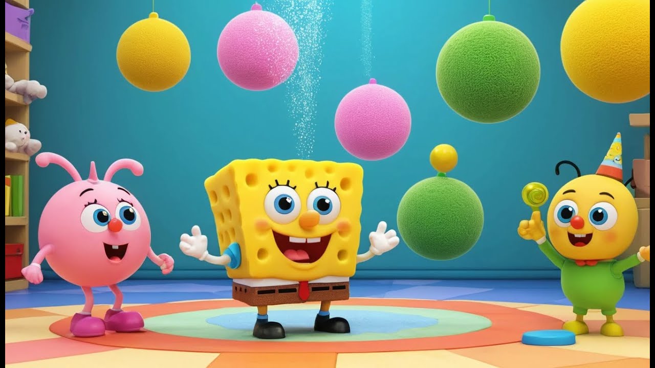 Жёлтый губчатый пузырь лопнул